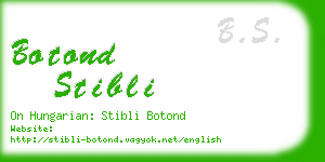 botond stibli business card